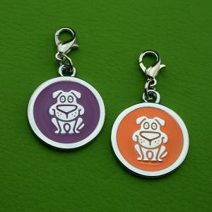 โรงงานโลหะแท็กมือโลหะผสมสังกะสี QR รหัสแท็กสัตว์เลี้ยงสำหรับสุนัขหรือแมว