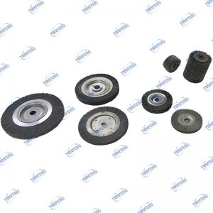 แปรงอุตสาหกรรมแบบกำหนดเองแปรงเกลียวล้อเลื่อนแบบเกลียวแปรงลวดสำหรับขัดขัดงานขัด