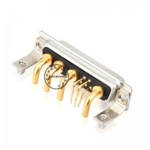 D-sub 9W4 กำลังเชื่อมต่อแบบหญิงด้านขวา