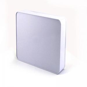 กล่องคุกกี้ช็อกโกแลตคุกกี้ช็อคโกแลตรูปสี่เหลี่ยมผืนผ้าแบบกำหนดเองที่พิมพ์ด้วยโลโก้ที่มีลายนูน