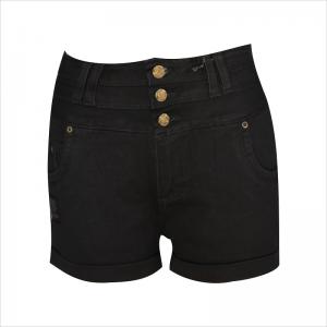 แฟชั่นสามปุ่มสูงเอวสั้น WS1002