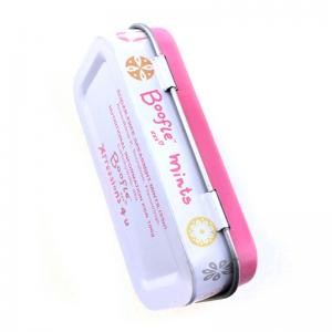 กำหนดเองสองชิ้นสี่เหลี่ยมผืนผ้าขนาดเล็กลูกอมกล่องกระป๋องขนม