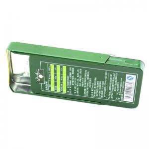 กล่องกระป๋องสี่เหลี่ยมผืนผ้าขนาดเล็กสำหรับมินต์ผลิตภัณฑ์เพื่อสุขภาพ