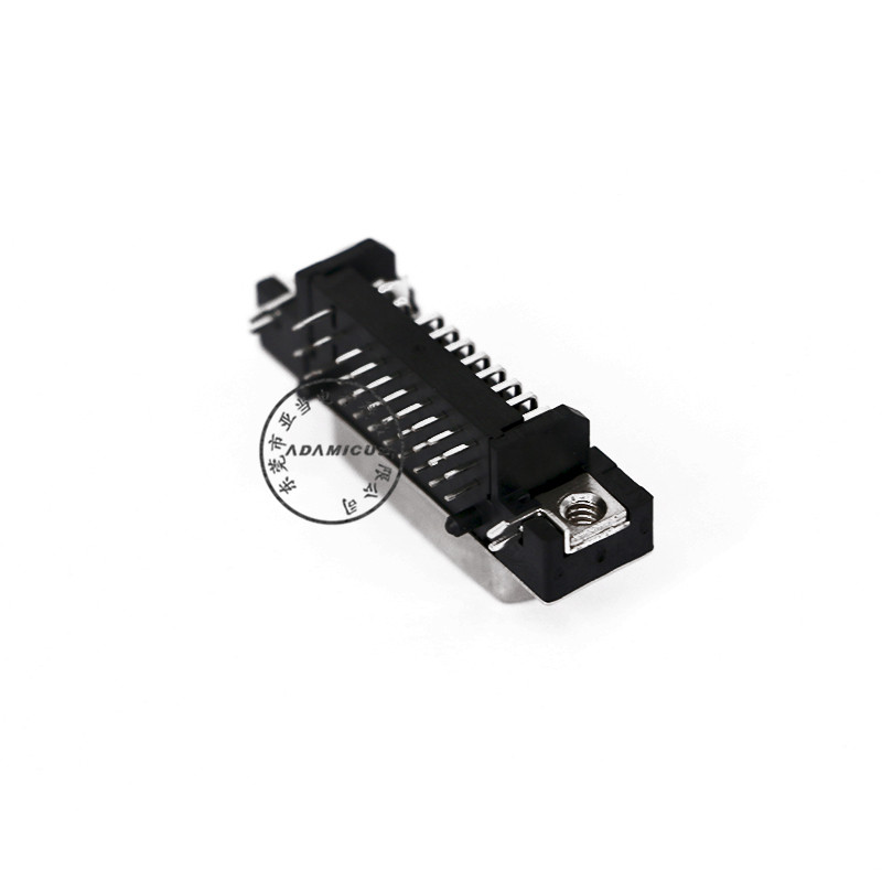 สีดำ ROHS มุมขวา dvi 24 + 5 d sub connector สำหรับ PCB