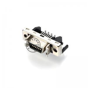 ที่มีคุณภาพดีเชื่อมต่อ SCSI 14 พินหญิงเหล็กมุมขวา