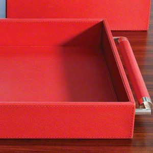 ถาดเสริฟมือจับสองชั้น