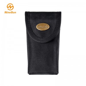 ปลอกมีดพับไนล่อนสีดำขนาดเล็ก