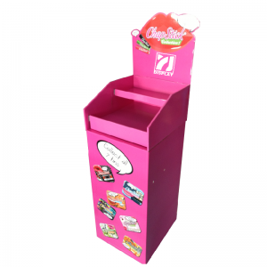ยืนแสดงกระดาษแข็งลูกฟูกชั้น Pop Up สำหรับเครื่องสำอาง