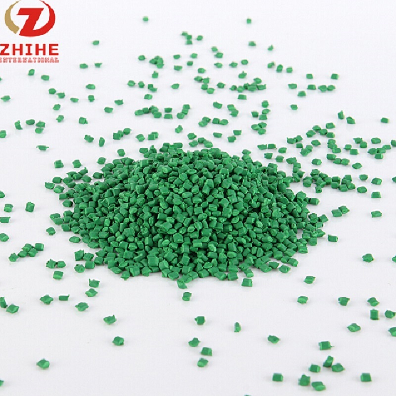 PP มาสเตอร์แบทช์สีเขียวสำหรับผลิตภัณฑ์พลาสติก