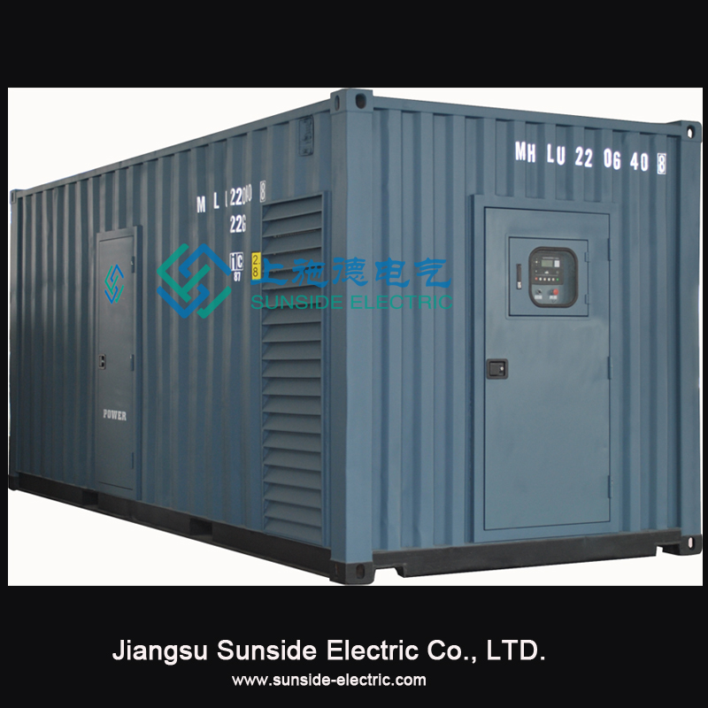 CE, ISO ได้รับการอนุมัติเดิม Cummins ดีเซล genset 1200kW