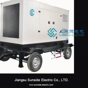 เครื่องกำเนิดไฟฟ้ารถพ่วงขนาด 50kW สำหรับขาย