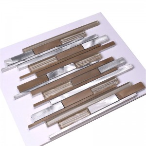 บริษัท Foshan ผนังห้องอาบน้ำโมเสคกระเบื้องที่กำหนดเอง