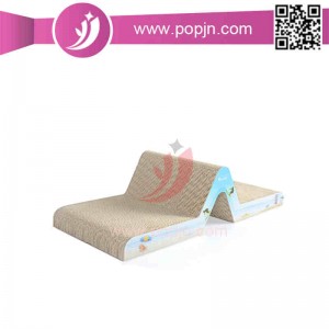 สัตว์เลี้ยงแพ็ครอยขีดข่วนกระดาษแข็งลูกฟูกแมว scratcher / แมวเกาคณะกรรมการล้อมรอบหญ้าชนิดหนึ่ง