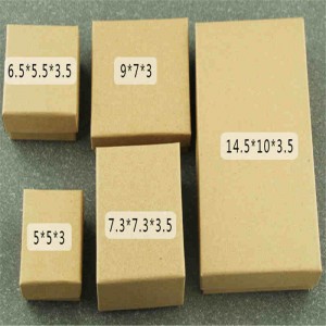 แพคเกจงานฝีมือพับเก็บได้พับกระดาษคราฟท์บรรจุภัณฑ์กล่องกระดาษ