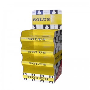 ที่กำหนดเองยืนแสดงกระดาษกระดาษลูกฟูก