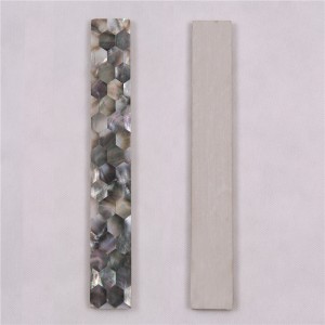 BK21 ปูกระเบื้องโมเสกเปลือกหอย Bullnose สำหรับตกแต่ง