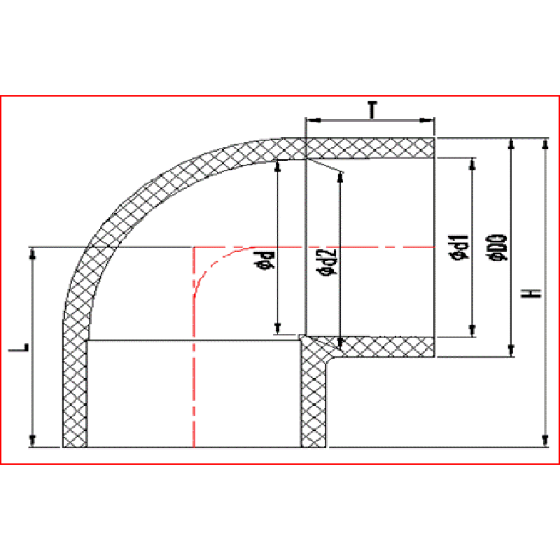 UPVC ELBOW90 °