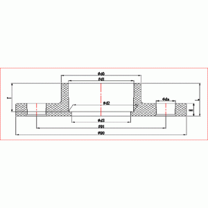 หน้าแปลนชิ้นเดียวของ UPVC