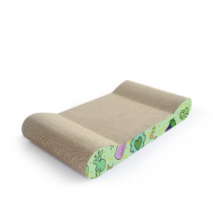 บ้านกระดาษแข็งในร่มแมวมัลติฟังก์ชั่นรวมบ้านแมวกระดาษ