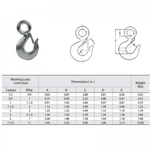 ตะขอแขวนตะขอ 320A พร้อมสลักล็อค