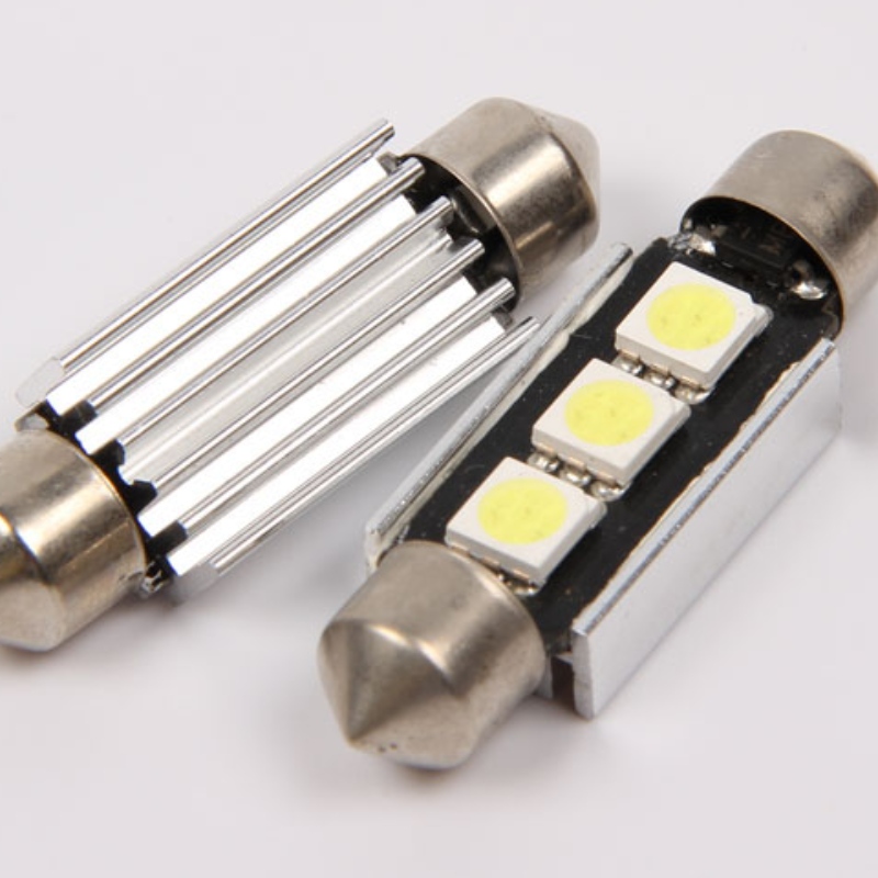 ข้อผิดพลาด canbus ฟรี 5050 3smd 36mm นำหลอดไฟพู่ห้อย