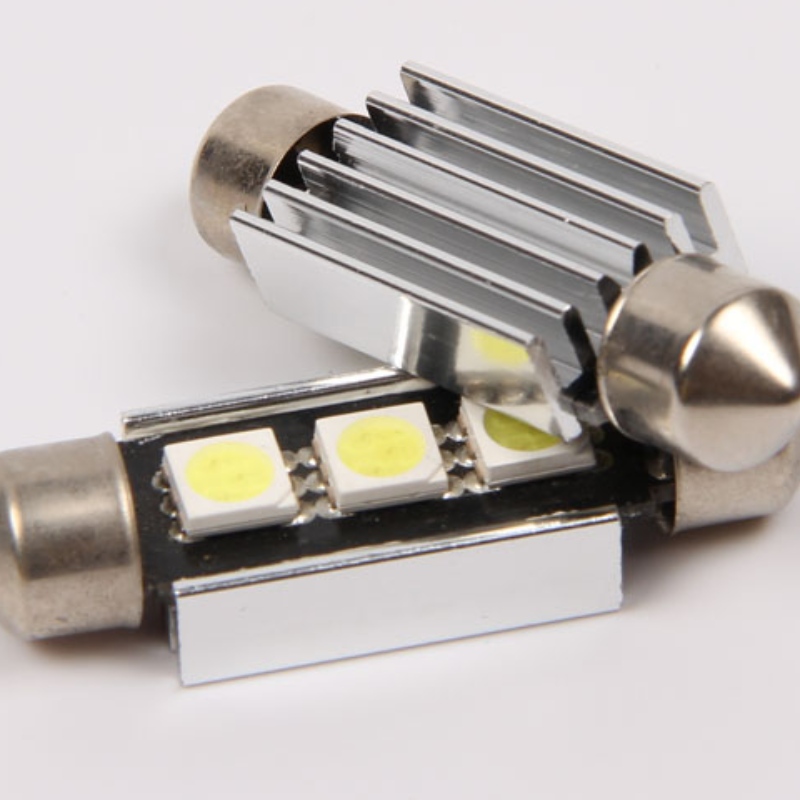 ข้อผิดพลาด canbus ฟรี 5050 3smd 36mm นำหลอดไฟพู่ห้อย