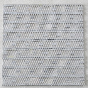 ตกแต่งร้านกาแฟโรงแรมผนัง 3D สแควร์อลูมิเนียมโลหะผสมกระเบื้องโมเสค