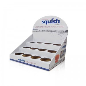 กระดาษแข็งยืนแสดงการพิมพ์แบบกำหนดเองสำหรับขวดทำความเย็น