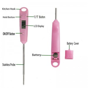 เครื่องวัดอุณหภูมิเนื้อสเต็กระดับมืออาชีพสิทธิบัตร