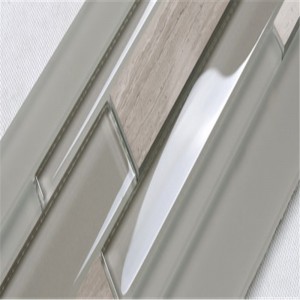 HSD132 โมเดิร์นตกแต่งแถบครัวแก้วเซรามิก Backsplash กระเบื้องผนัง