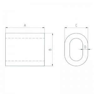 S-506 แขนรูปไข่เหล็ก Swaging แขนเรียว