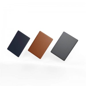 KPS-HBQ22 2in1 กำหนดเอง QI 5W คุณภาพสูงหนังแผ่นรองเมาส์บางชาร์จไร้สาย