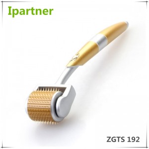 Ipartner แพคเกจใหม่ล่าสุด ZGTS ลูกกลิ้ง derma 192 เข็มสำหรับการดูแลผิวหน้าและการรักษาผมร่วง