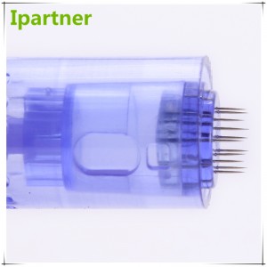 Ipartner 10 ชิ้นชุดเปลี่ยน 12-pin เข็มตลับสำหรับ Derma ปากกาแสตมป์ EO ฆ่าเชื้อ