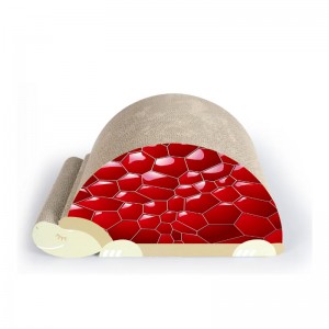 การออกแบบแฟชั่นเป็นมิตรกับสิ่งแวดล้อมกระดาษแข็งลูกฟูกแมวข่วนแมวของเล่น