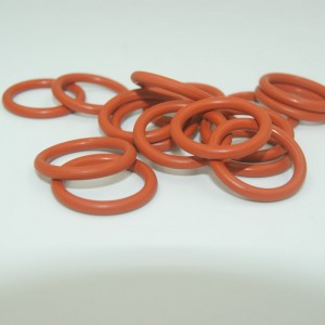 ยาง O -ring สีแดงทนความร้อนสีแดงสำหรับเครื่องยนต์