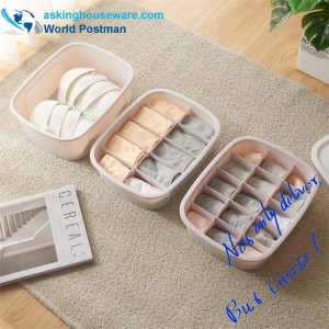 AKSB002 กล่องเก็บชุดชั้นในครัวเรือน 3in1