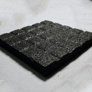 เป็นมิตรต่อสิ่งแวดล้อมยางเสื่อกอล์ฟพื้นยางปูผิวทางสำหรับสนามเด็กเล่นกอล์ฟ