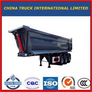 ยี่ห้อยอดนิยม CIMC Heavy Duty Dumper Tipper รถพ่วงบรรทุกสำหรับขาย