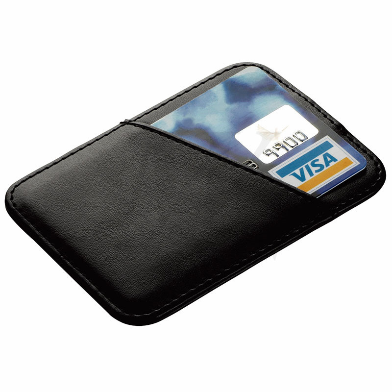 กระเป๋าใส่บัตรเครดิต PU / โลหะพร้อมคลิปเงิน _B86399