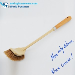 Akbrand ห้องน้ำแปรงชายหาดจัดการกับแหวนสแตนเลส