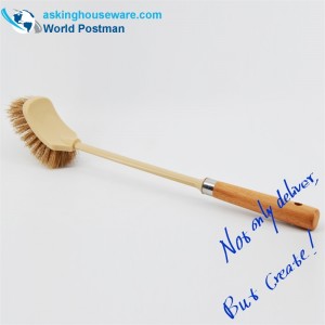 Akbrand ห้องน้ำแปรงชายหาดจัดการกับแหวนสแตนเลส