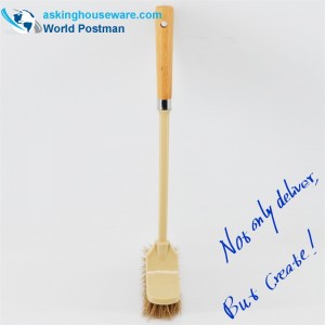 Akbrand ห้องน้ำแปรงชายหาดจัดการกับแหวนสแตนเลส