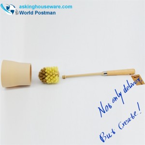 Akbrand โถชักโครกแปรงชุดชายหาดจัดการกับผู้ถือฝ้า