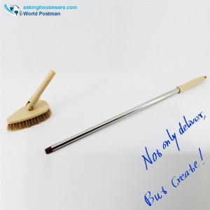 หัวแปรง Akbrand แปรงสแตนเลสทรงสามเหลี่ยมหัวทรงยาว