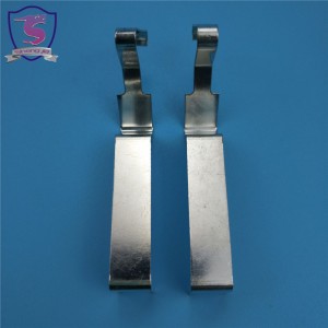 OEM โลหะปั๊มสปริงแบนเหล็กทองแดงคลิปยึด