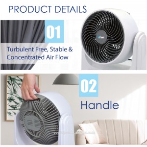 iFan -PowerPac พัดลมตั้งโต๊ะขนาด 10 นิ้วพร้อมระบบหมุนเวียนอากาศทั้งห้อง (IF7405)