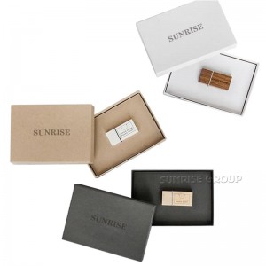 กล่องบรรจุภัณฑ์ดิสก์ U กระดาษคราฟท์ขนาดกำหนดเอง