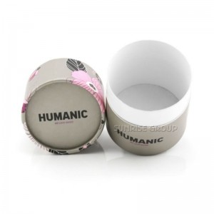 รูปทรงกระบอกของขวัญขายร้อนเก็บถุงเท้ากล่องบรรจุภัณฑ์