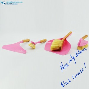 ชุดแปรงล้างทำความสะอาดไผ่ Akbrand ในครัวเรือน 4in1